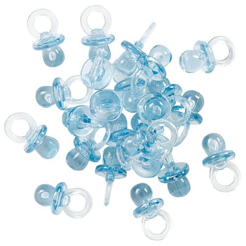 382339 FAVORS MINI PACIFIER BLUE