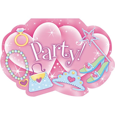 499757 FOLDED INVITE PRINCESS