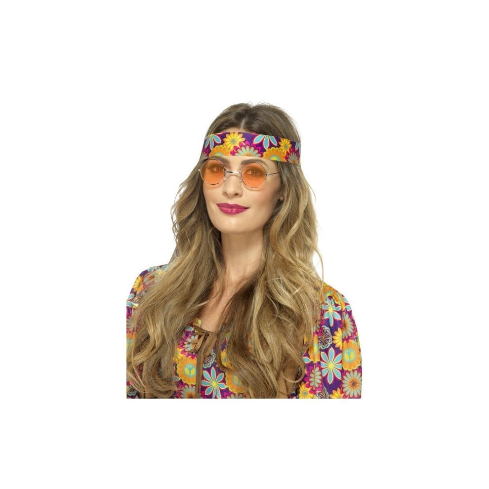 43060 HIPPIE GLASSES ORANGE
