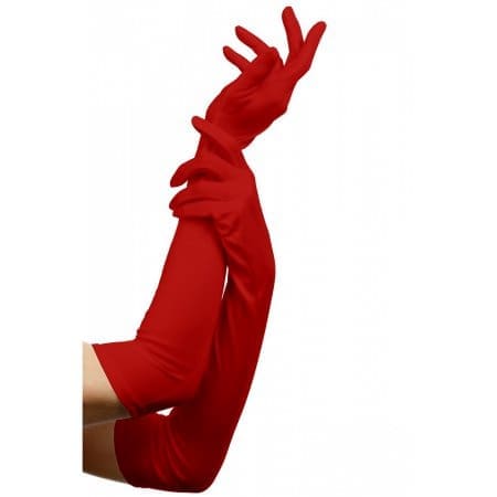 44038 GLOVES RED LONG