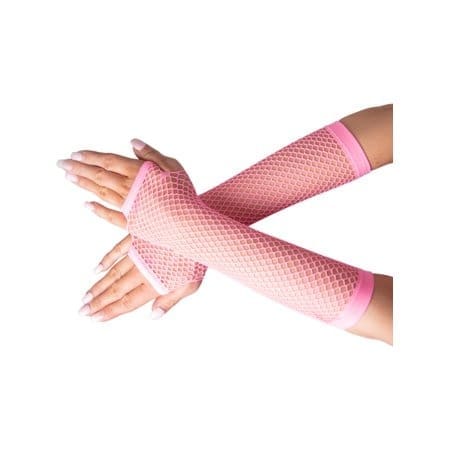 88716 GLOVES FISHNET PINK