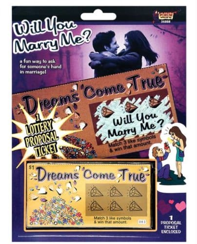56888 MARRY ME LOTTERY TICKET