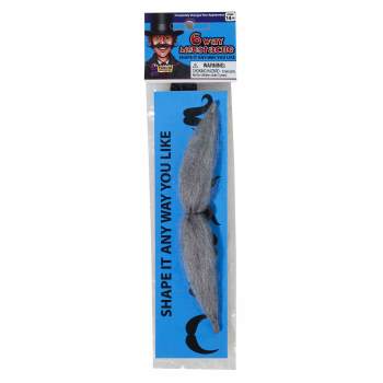 6 WAY GREY MOUSTACHE