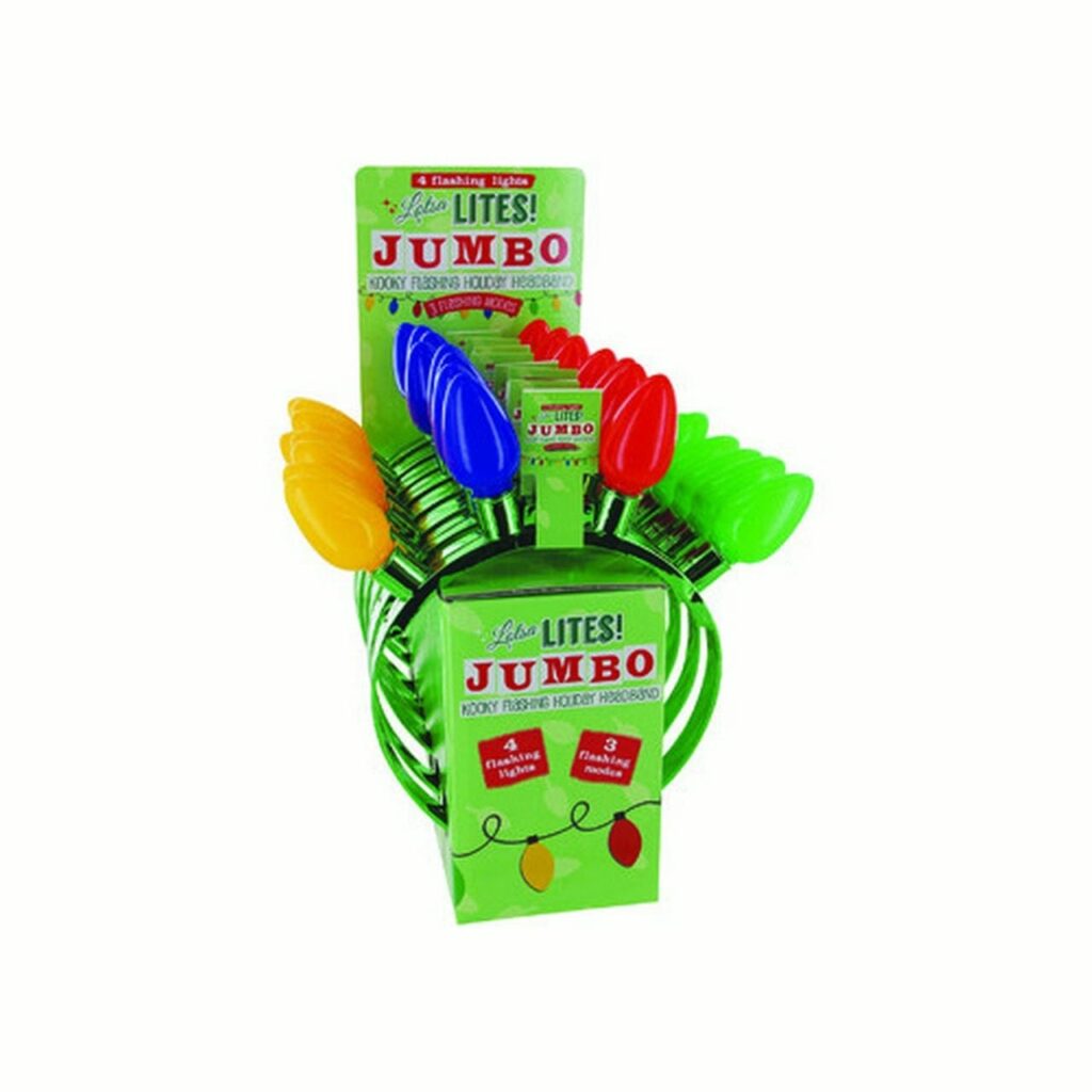 X-JMBHB HEADBAND JUMBO CHRISTMAS LIGHT UP