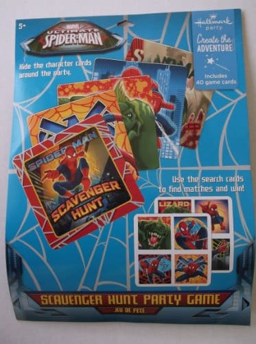 1GAM3889 SPIDER HERO SCAVENGER HUNT