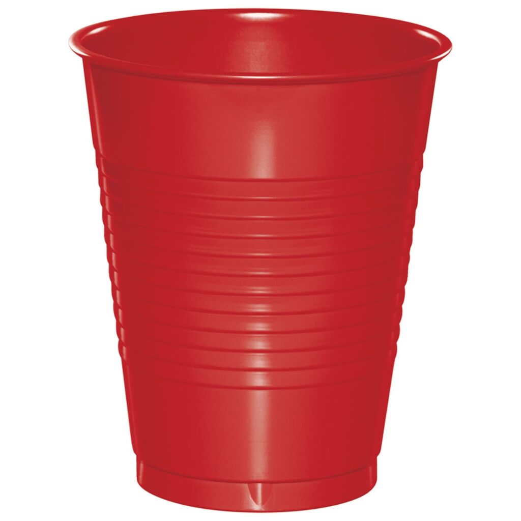 28103181 CLASSIC RED 16OZ PLASTIC CUPS