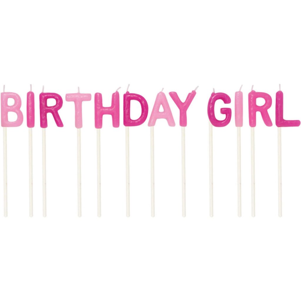 101045 PICK CANDLE BIRTHDAY GIRL