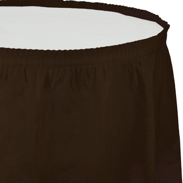 10383 BROWN TABLESKIRT
