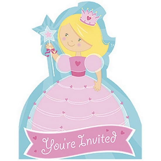 895954 FAIRYTALE PRINCESS INVITE