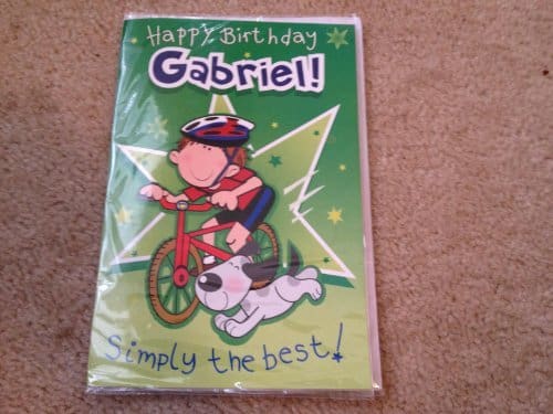 GABRIEL SINGING CARD