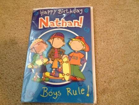 NATHAN SINGING CARD