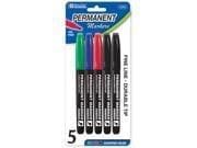 1210 markers fine tip perm asst 5ct