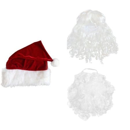 HS1214 SANTA DLX BEARD & WIG