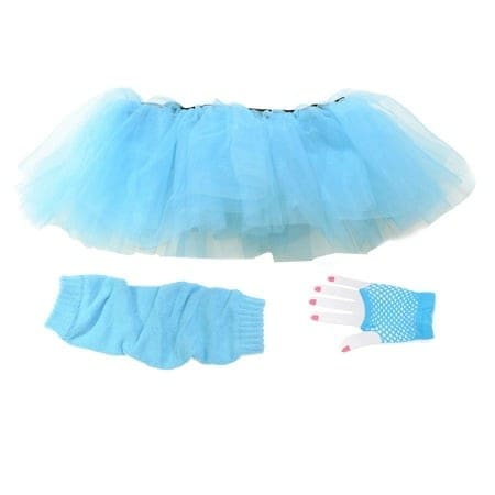 28783 Tutu set Neon Blue