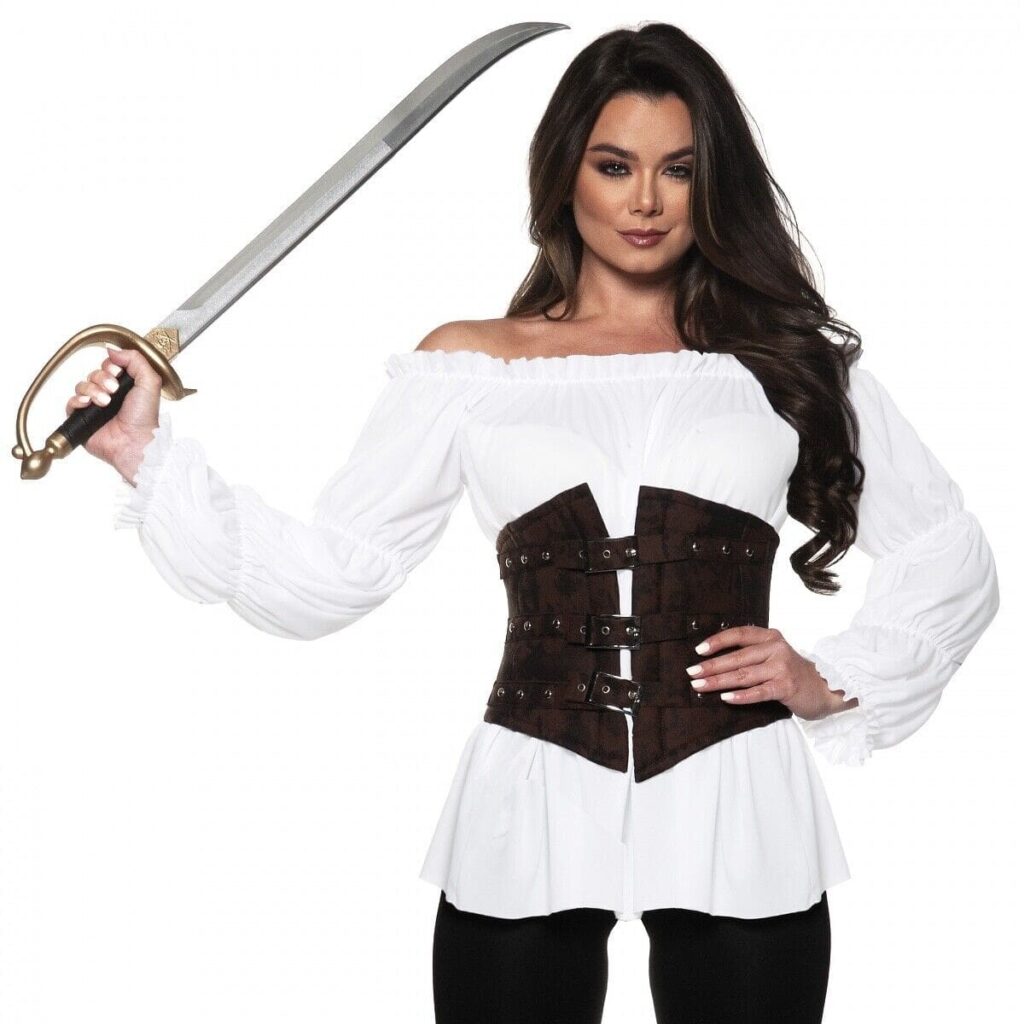 30471S/M Pirate shirt and cincher S/M