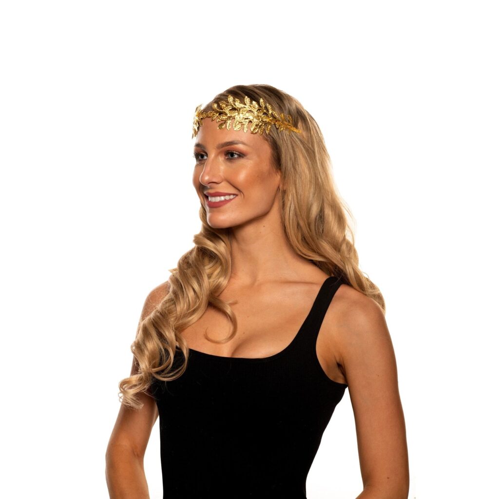 31164 TIARA GREEK GOLD LEAF