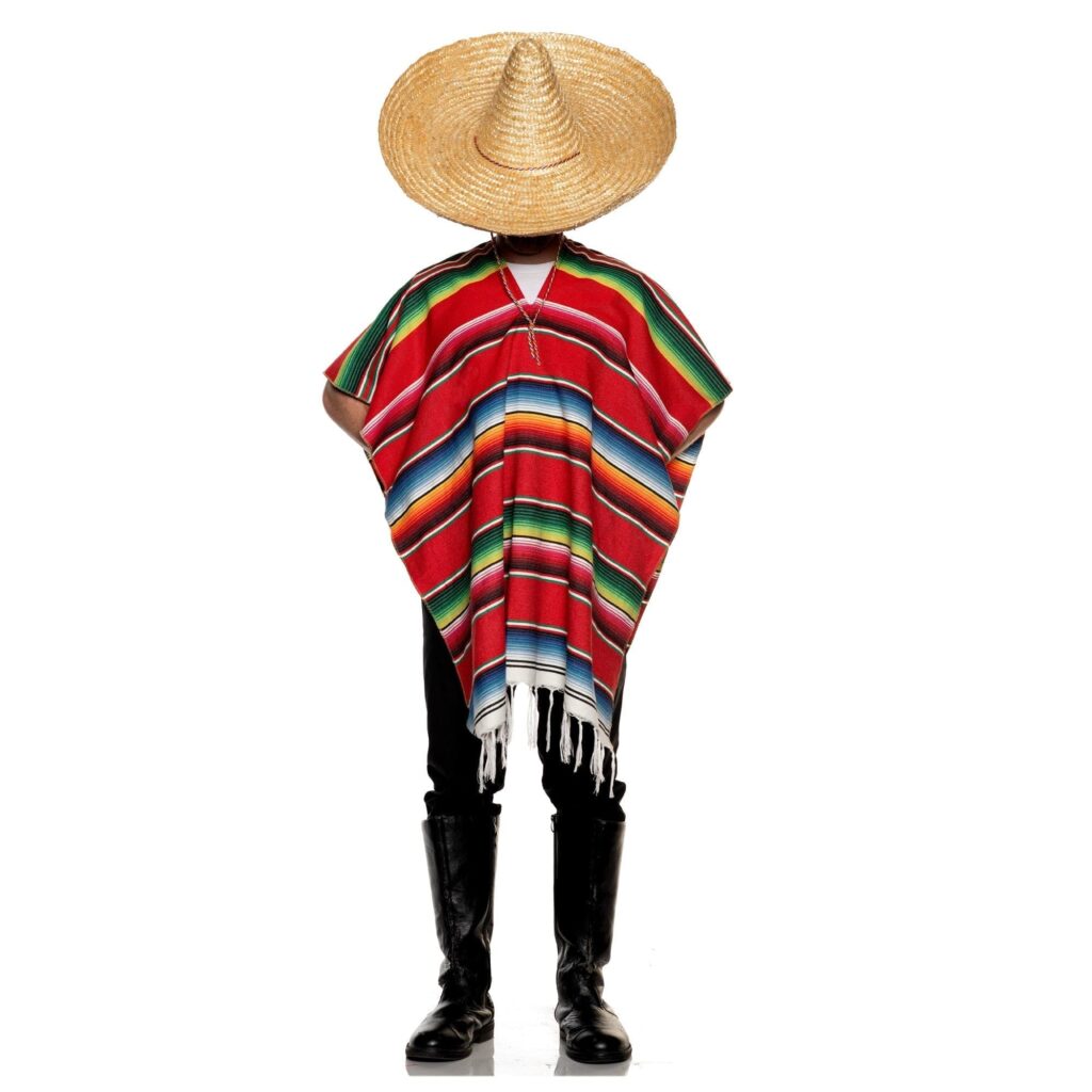 31172OS Serape Poncho