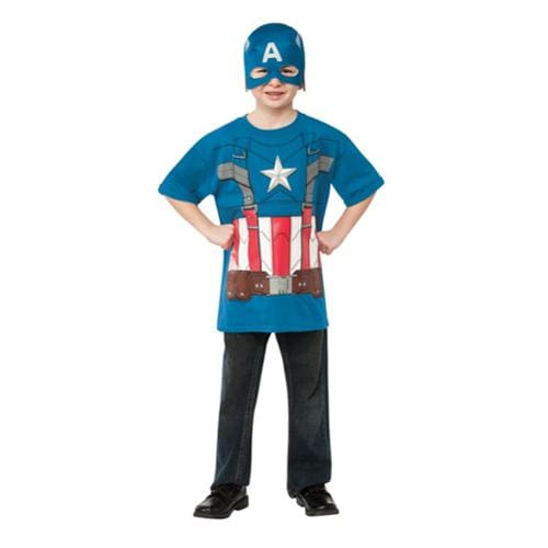CAPT AMER TSHIRT CH MED