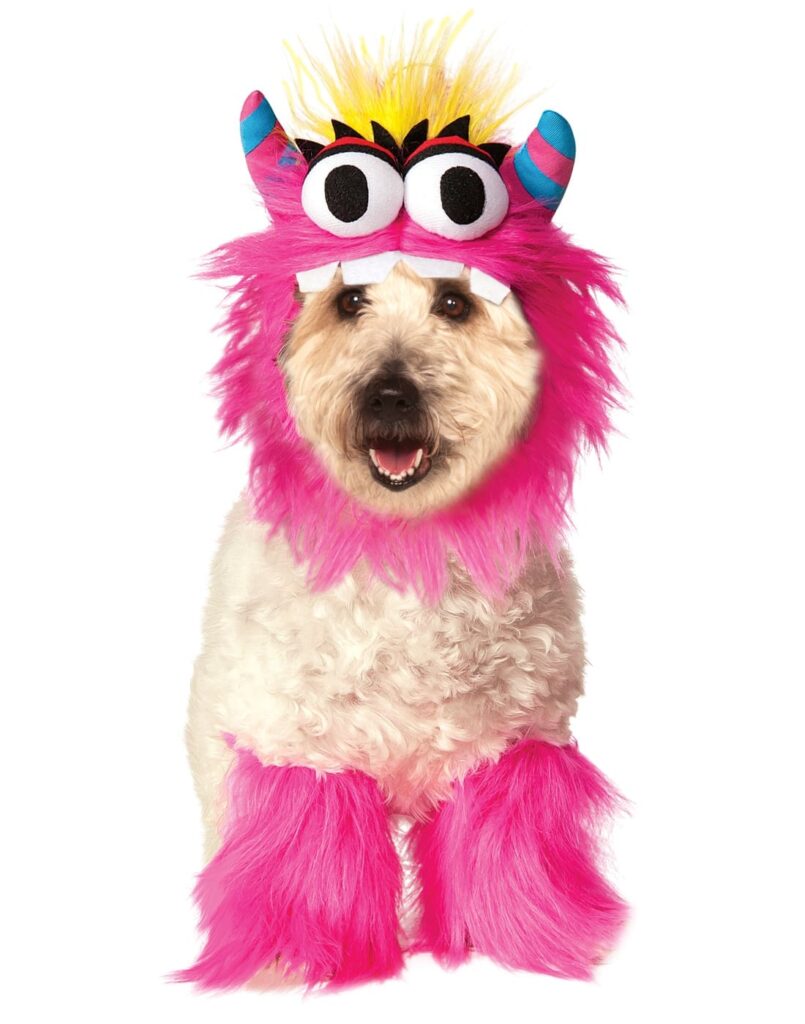 580180S PINK MONSTER SM DOG COSTUME