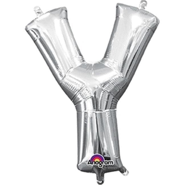 33060 16 inch Silver Y Foil Balloon
