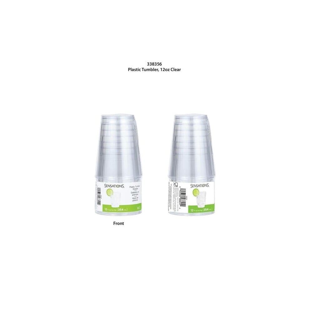 338356 12OZ TUMBLER CLEAR