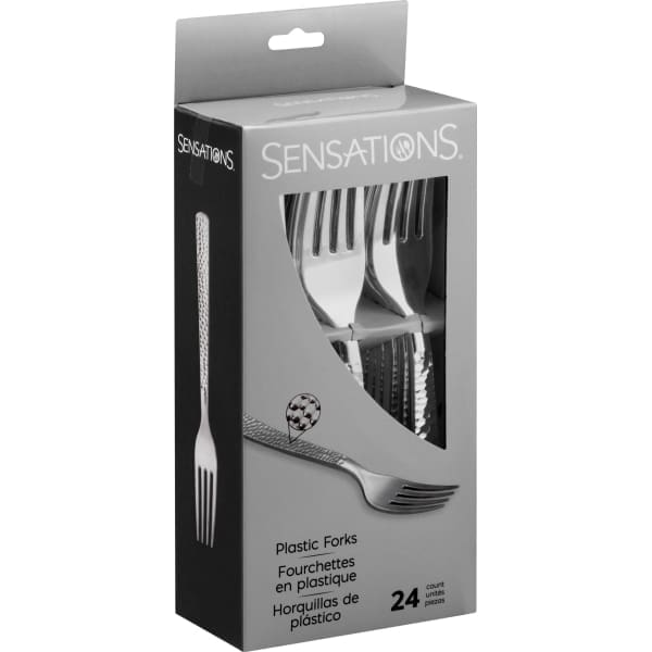 339404 CUTLERY SILVER HAMMERED FORKS