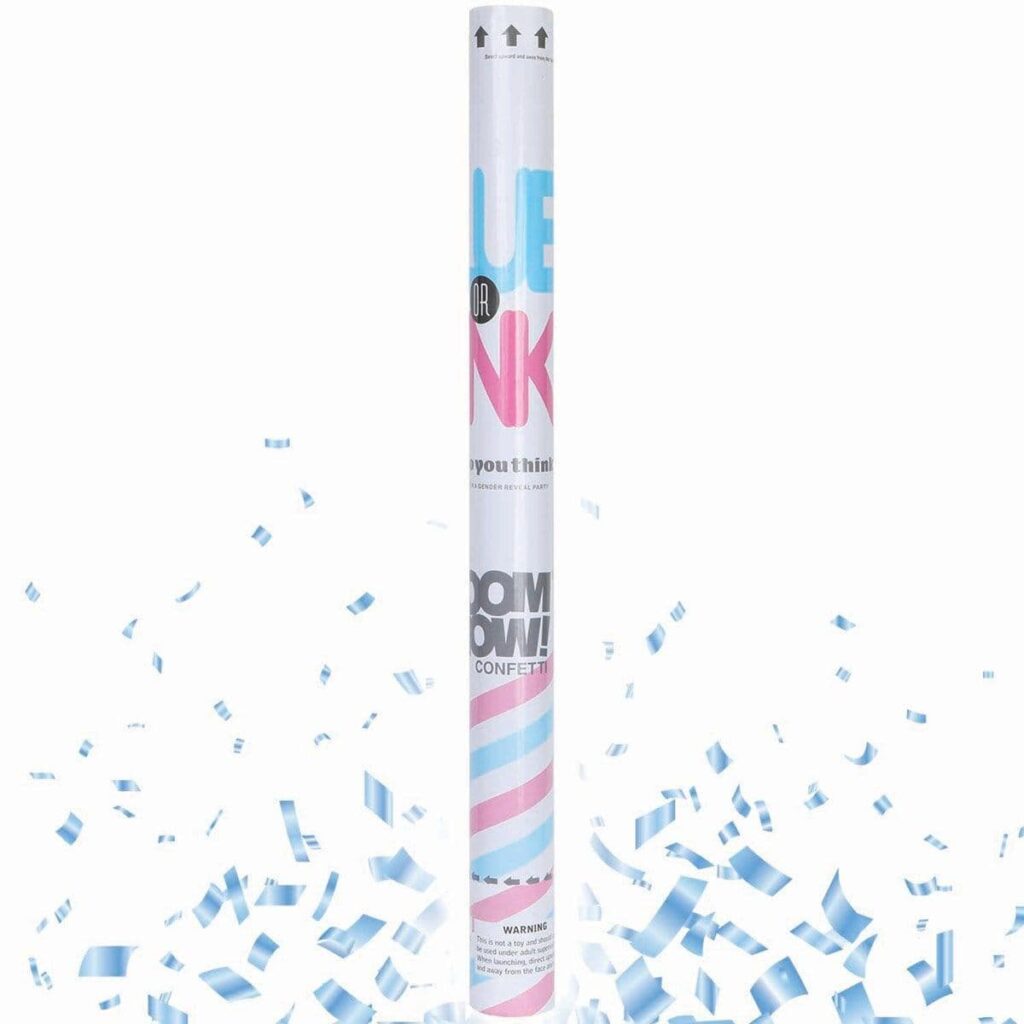 PE-00533 24IN CONFETTI GENDER REVEAL BLUE