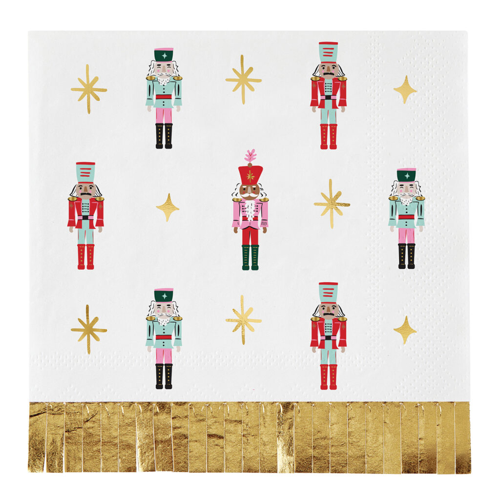 T6224 FOIL FRINGE NUTCRACKER BN