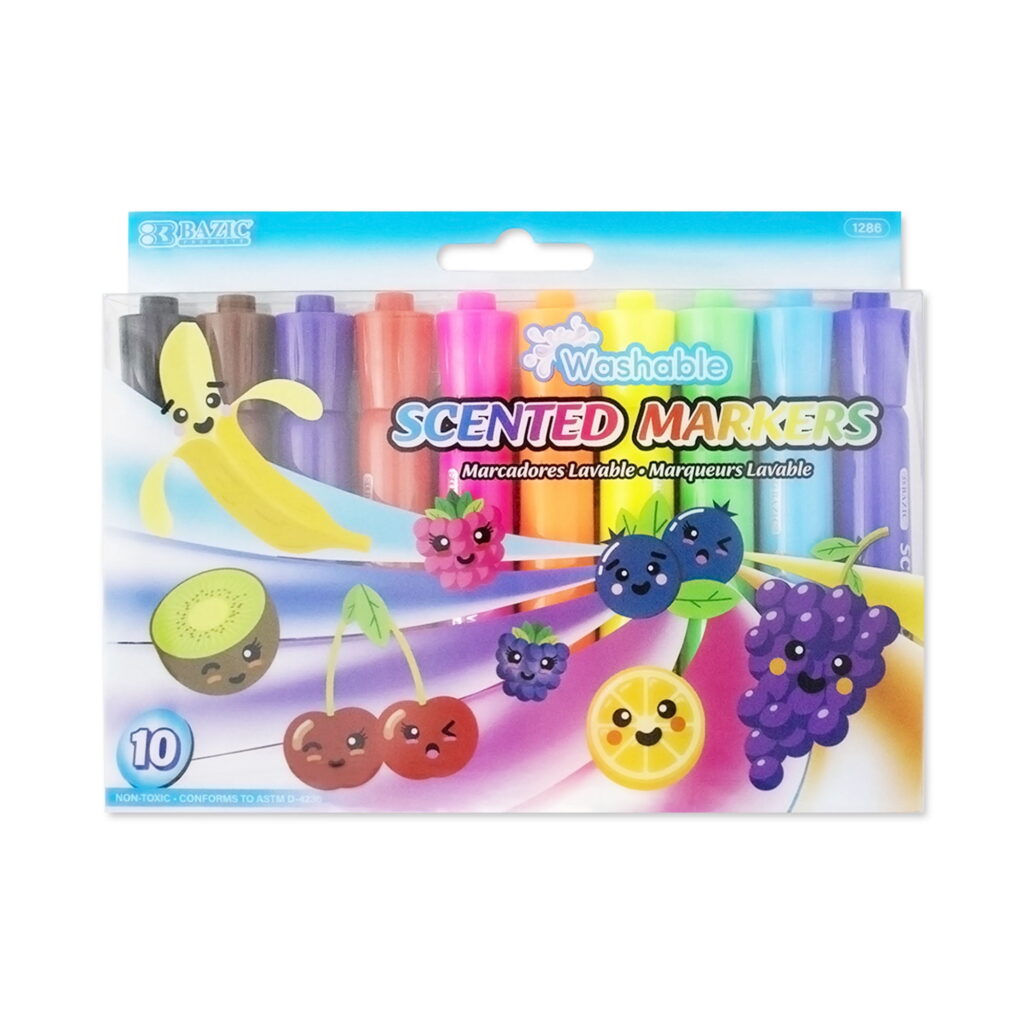 1286 markers washable scented 10pk